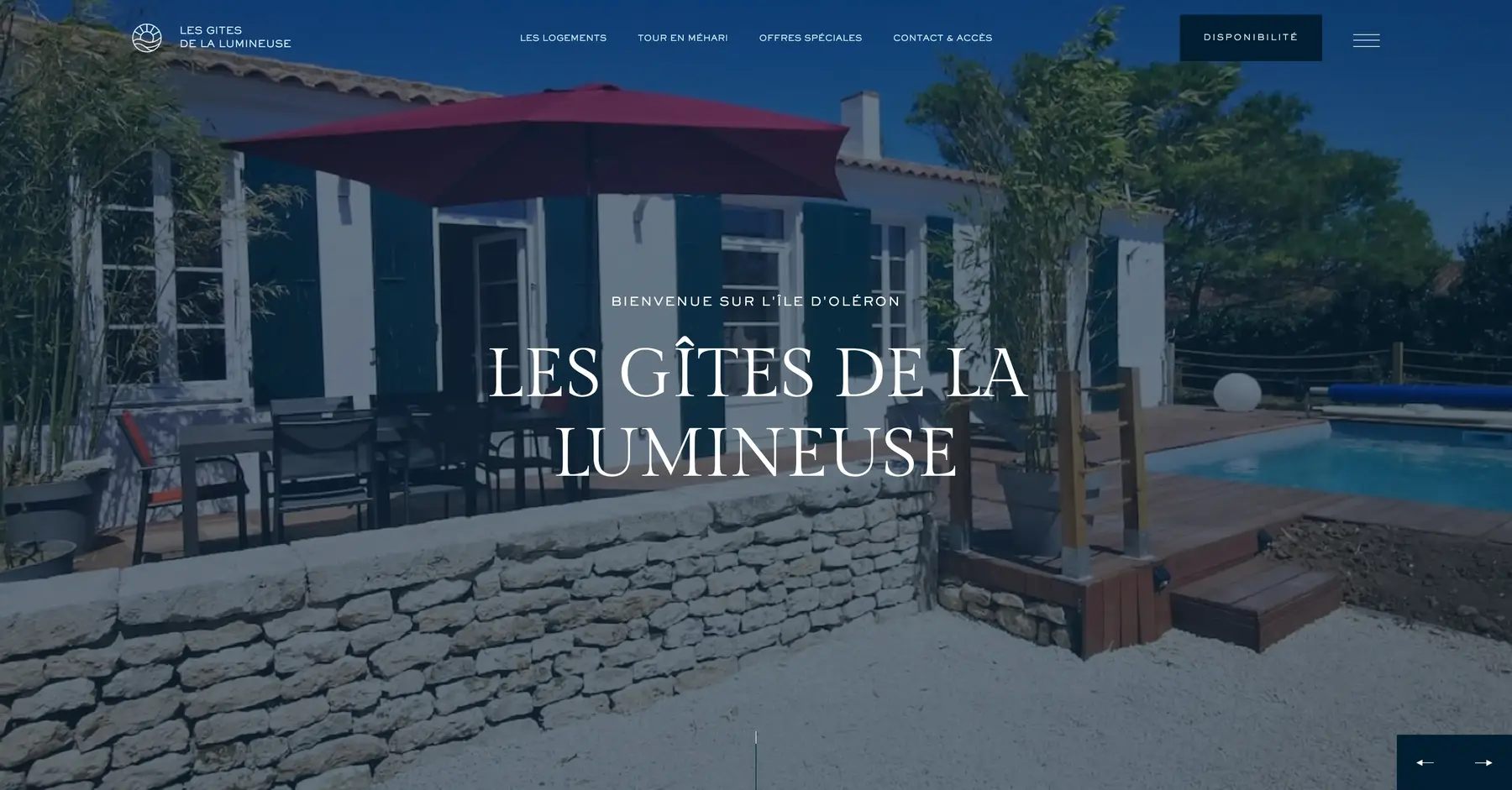 Présentation d'un site réalisé pour un client