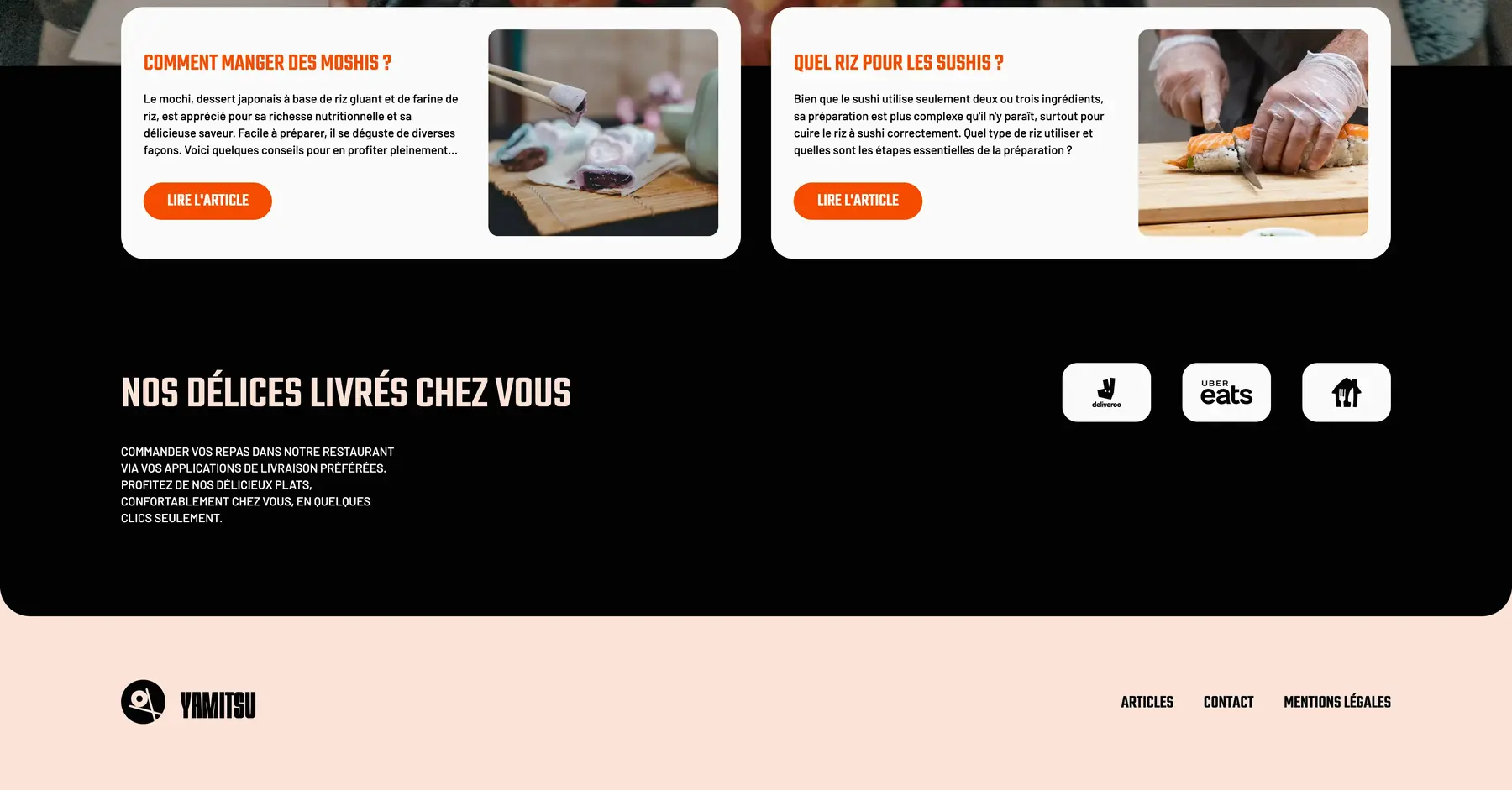 Présentation d'un site réalisé pour un client