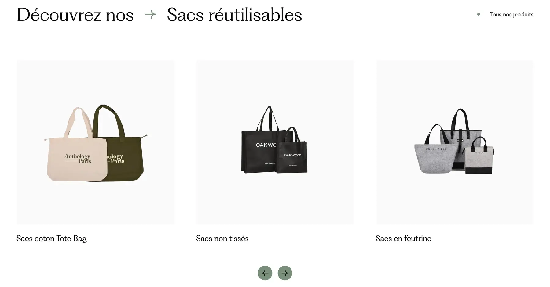 Présentation d'un site réalisé pour un client